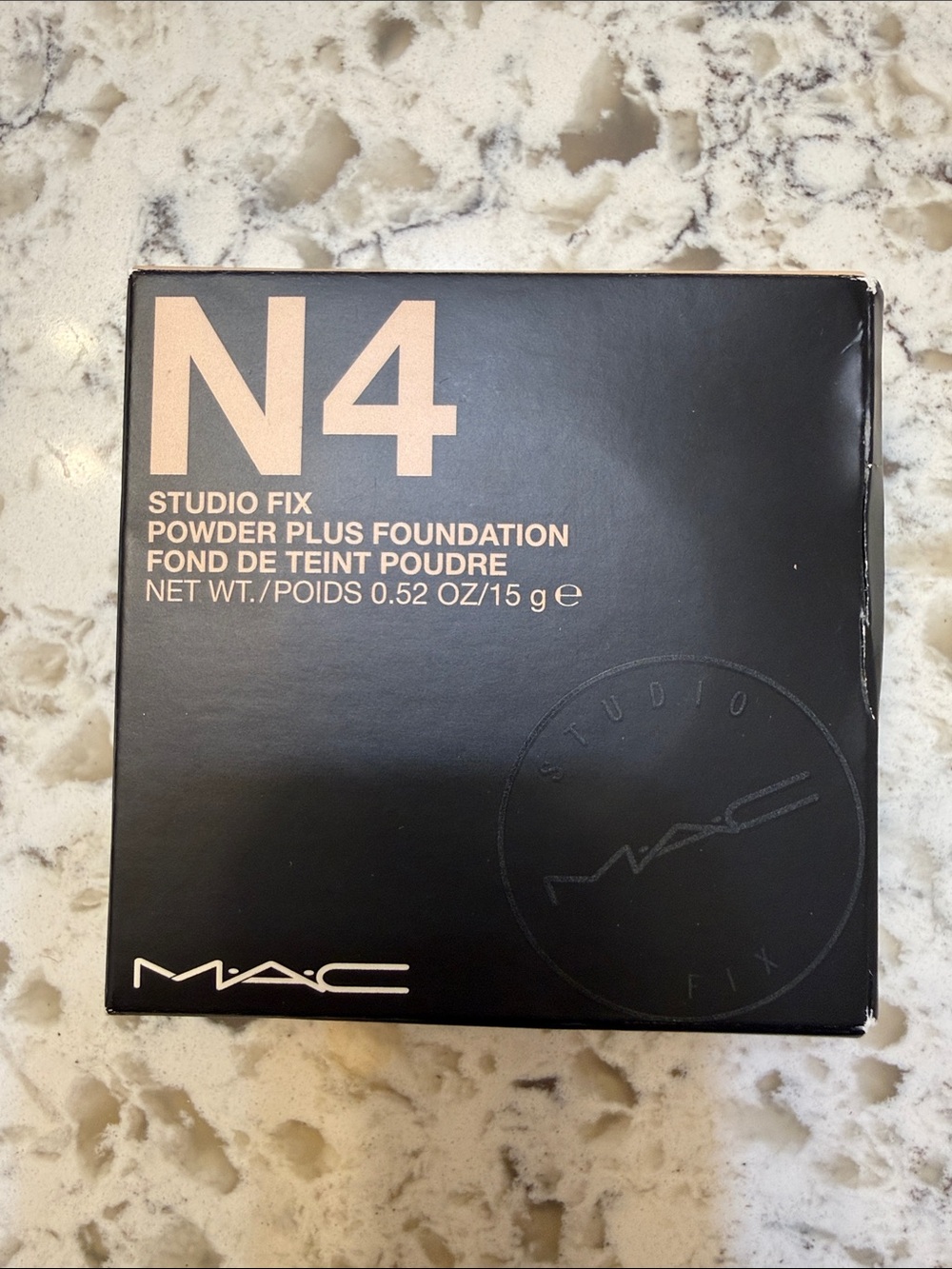 Rare and original MAC Studio Fix Powder Plus Foundation N4 - Black Compact